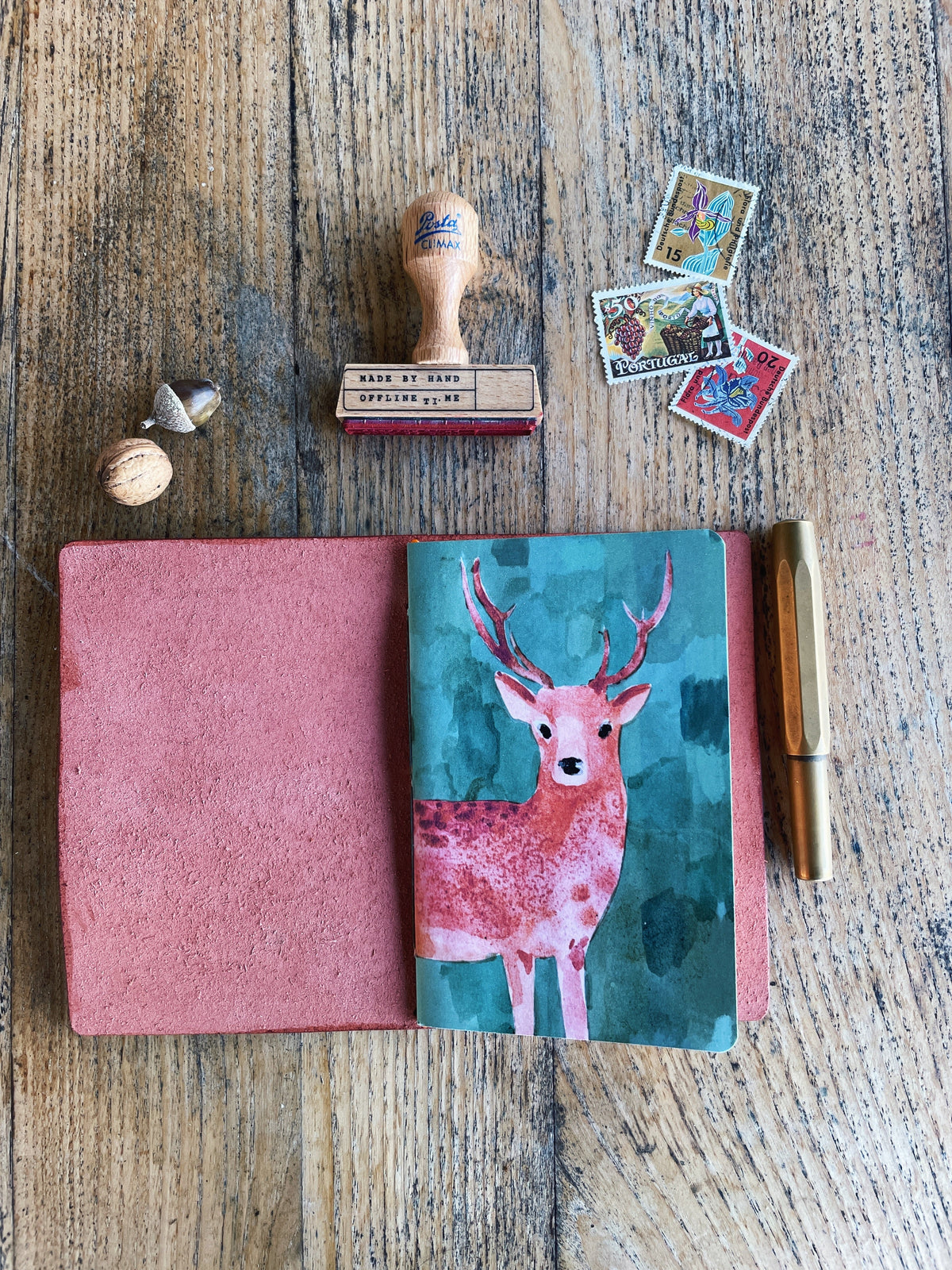 OFFLINETI.ME %uyum_store% Leather Cover - pocket journal