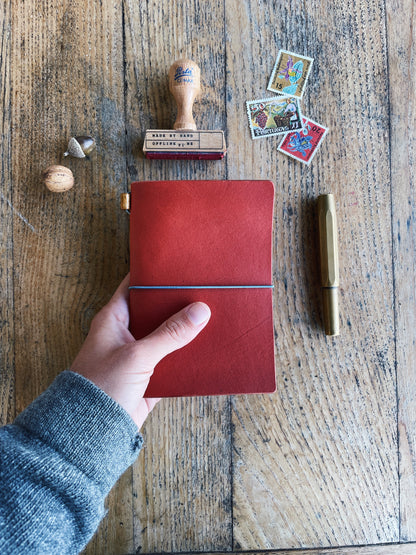 OFFLINETI.ME %uyum_store% Leather Cover - pocket journal