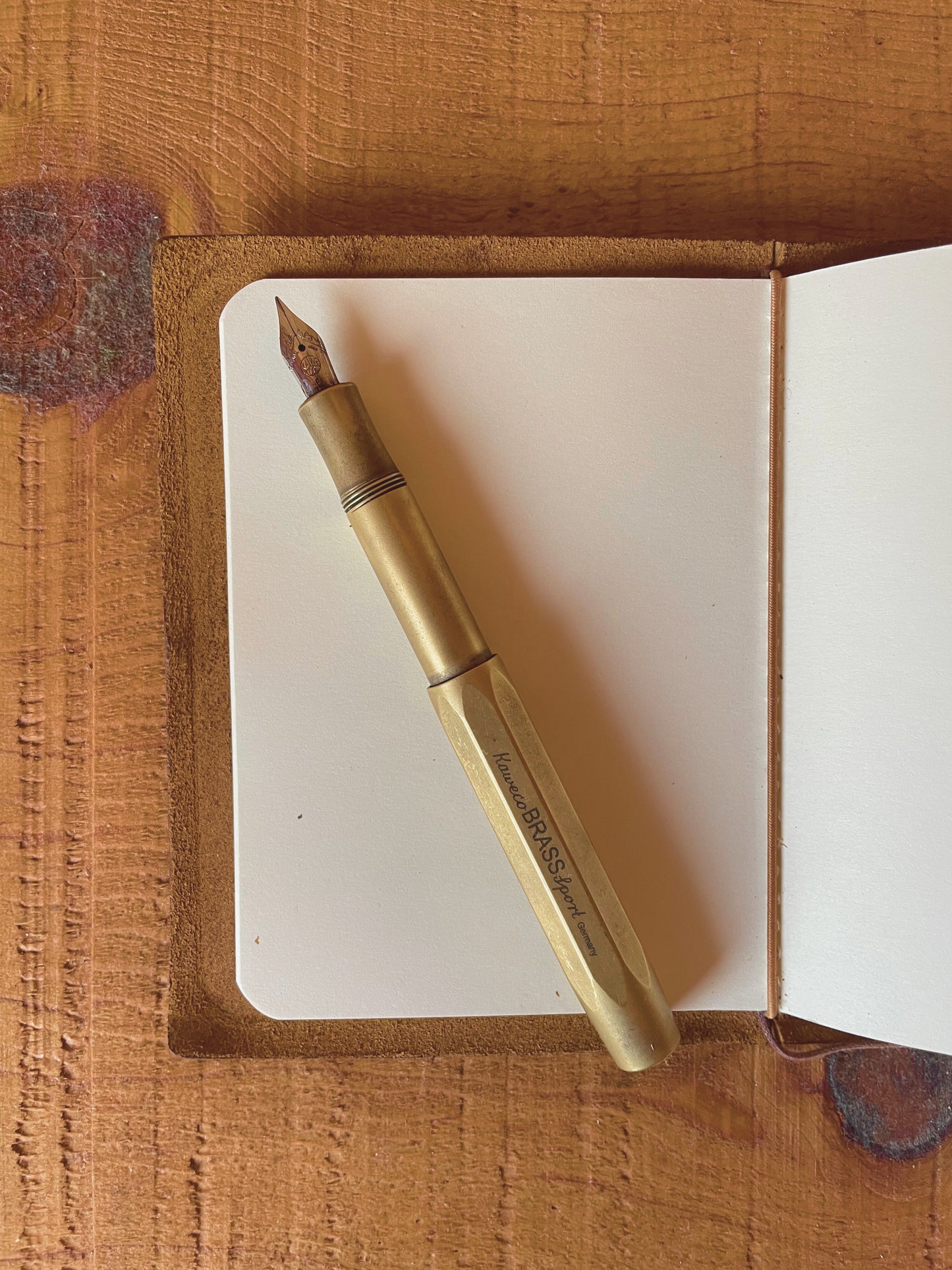 Kaweco %uyum_store% Kaweco Fountain Pen Sport Brass Pen