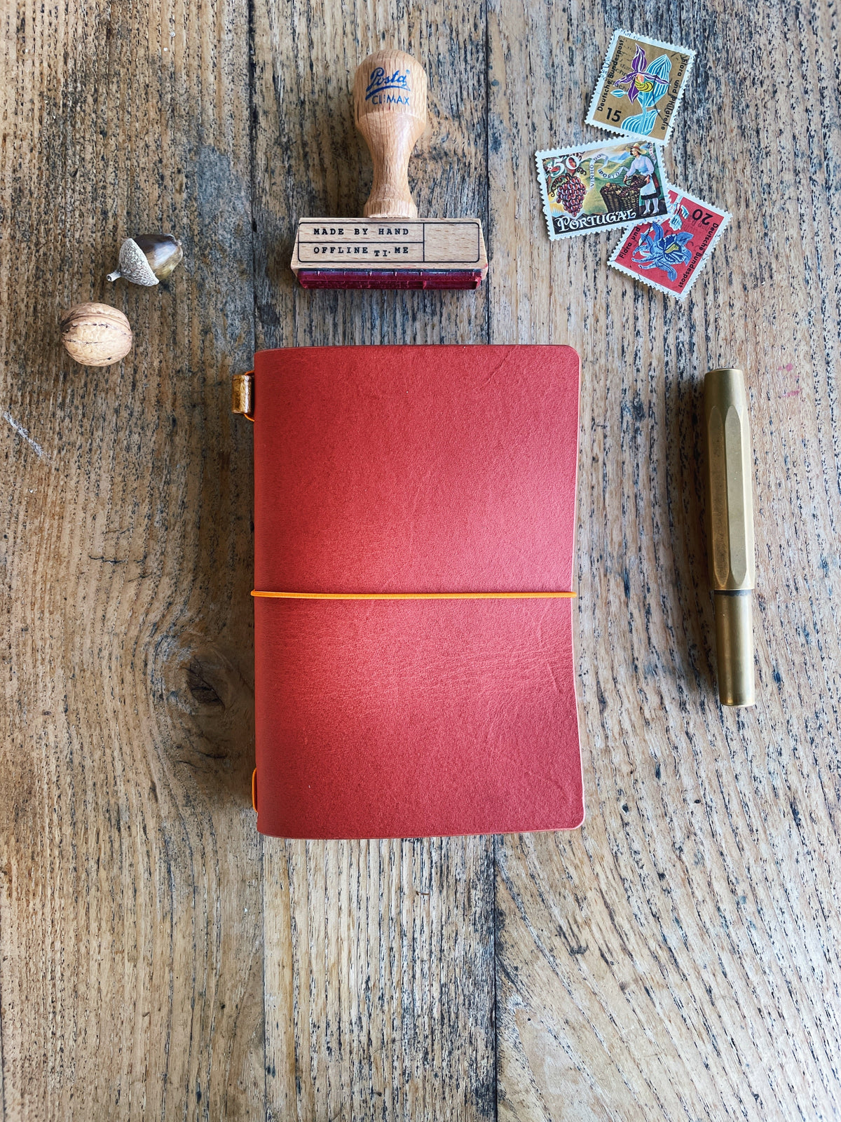 OFFLINETI.ME %uyum_store% Leather Cover - pocket journal