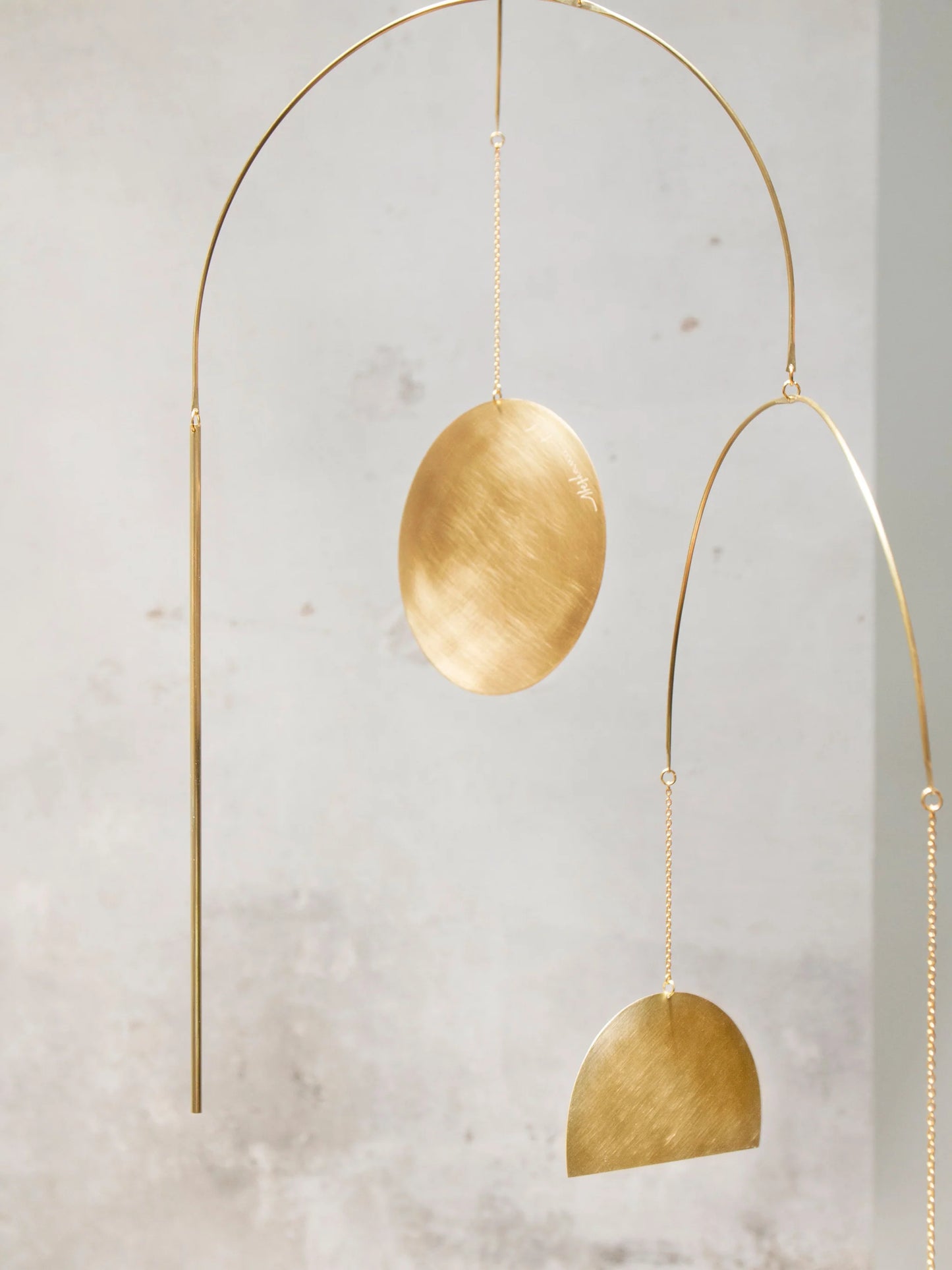 Stéphanie Barbié Atelier %uyum_store% Plain Brass Kinetic Mobile Decoration