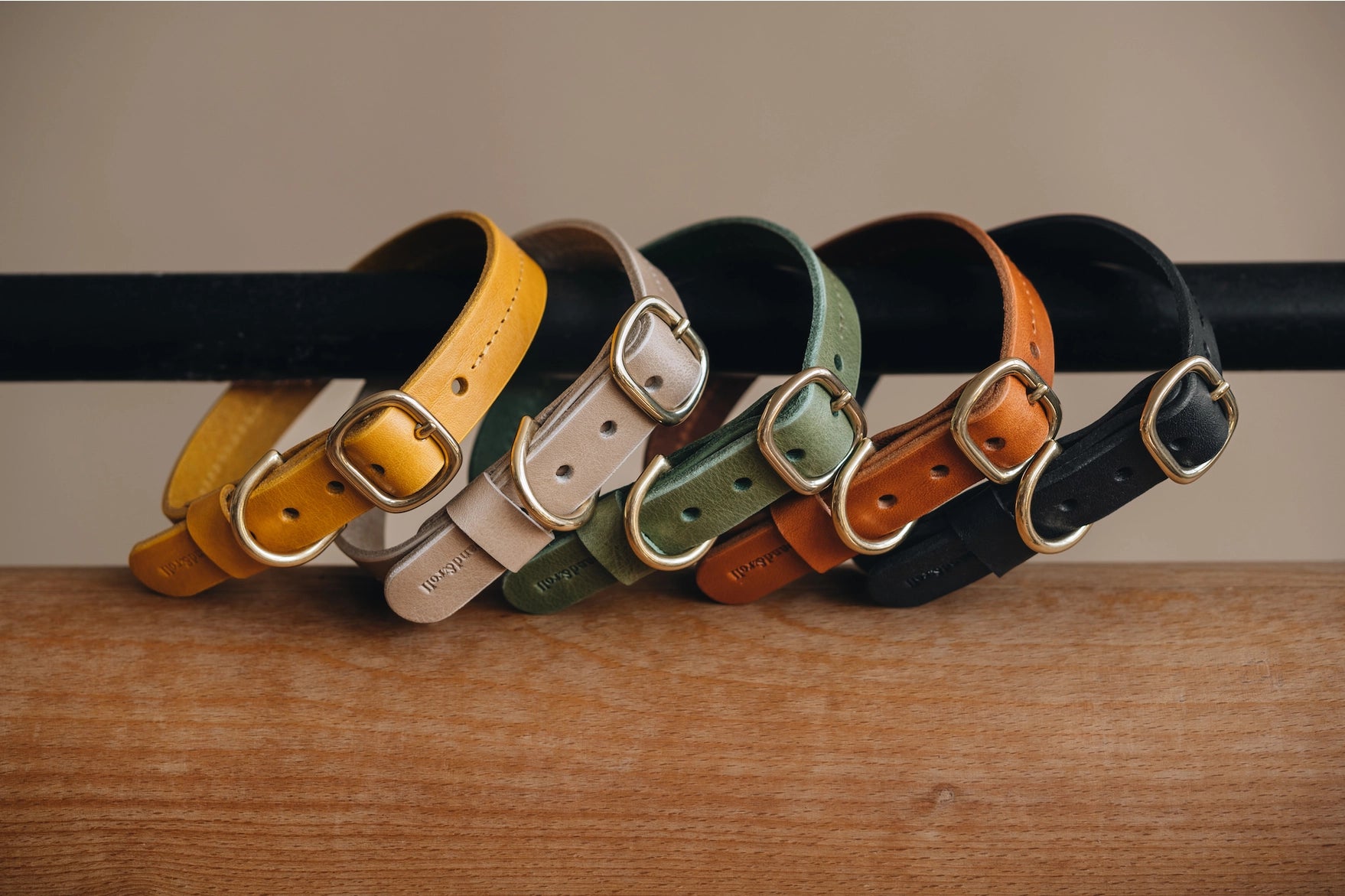 UYUM %uyum_store% Leather Dog Collar. Fir