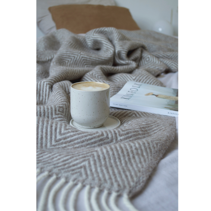 Lapuan Kankurit %uyum_store% Diamond Wool Blanket | Beige Blankets